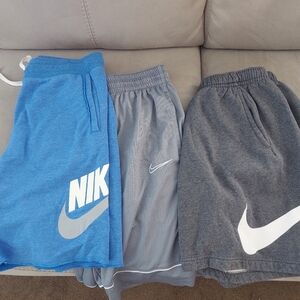 Nike Athletic Shorts Gray and Blue Performance Wear